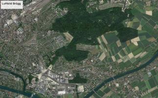 Luftbild Brügg